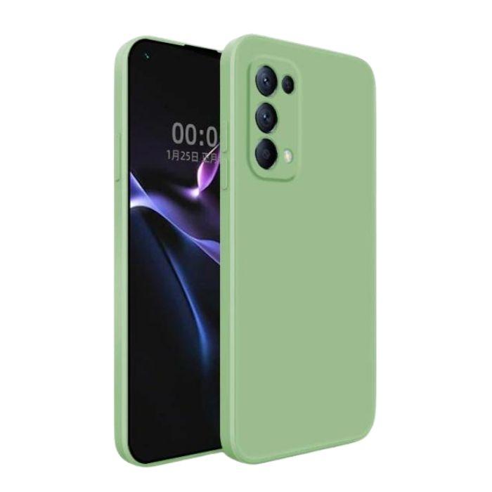 Silicone Case for Oppo Reno4 5G - Light Green