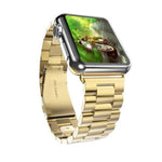 Mercury Premium Stainless Steel Metal Band for Apple Watch 40mm - Gold