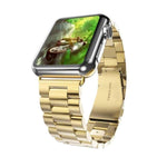 Mercury Premium Stainless Steel Metal Band for Apple Watch 40mm - Gold