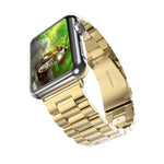 Stainless Steel Metal Band for Apple Watch 7 45mm - Gold