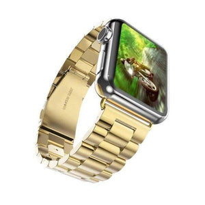 Stainless Steel Metal Band for Apple Watch 7 45mm - Gold