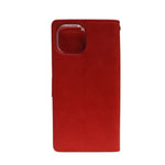 Mercury Blue Moon Diary Case for iPhone 13 - Red