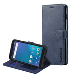 Wallet Case for Telstra Essential Smart 3-Navy