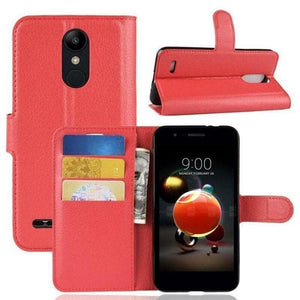 Wallet Case for LG K9 red