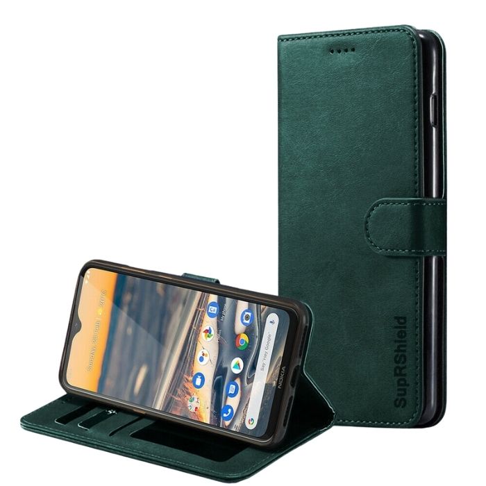 Wallet Case for Nokia 5.3-Green