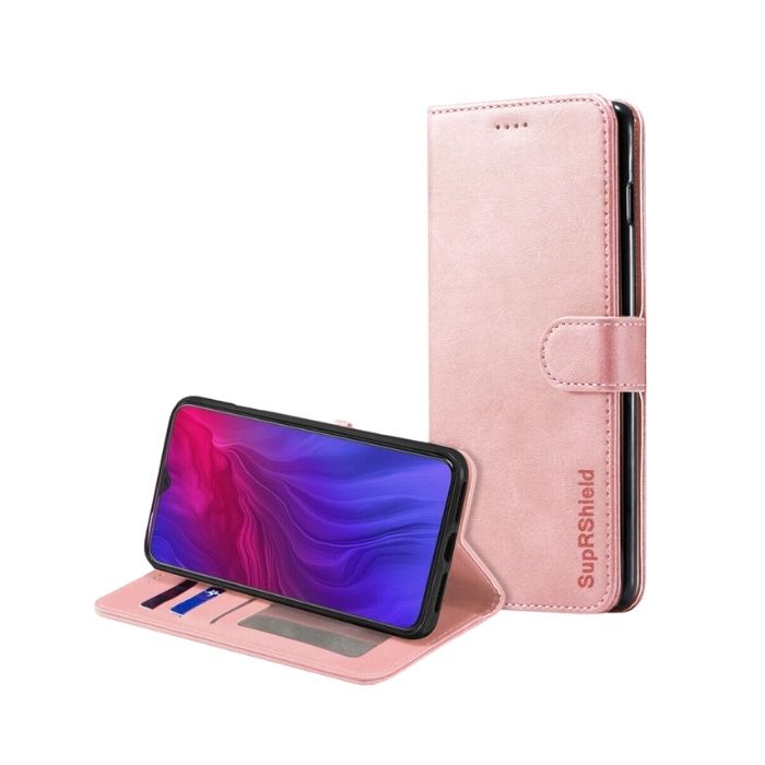 Wallet Case for Oppo Reno- Rose Gold