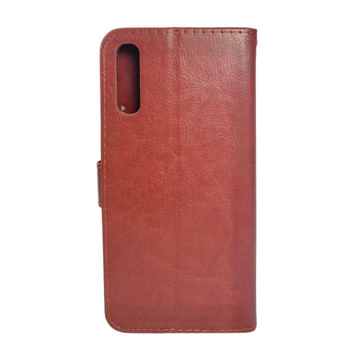 Wallet Case for Samsung Galaxy A70 - brown back