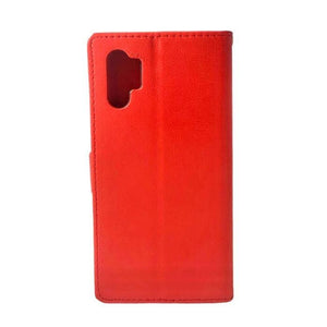 Wallet Case for Samsung Galaxy Note 10 Plus - Red