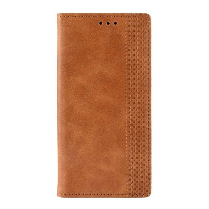 Wallet Case for TCL 20 Pro 5G - Brown