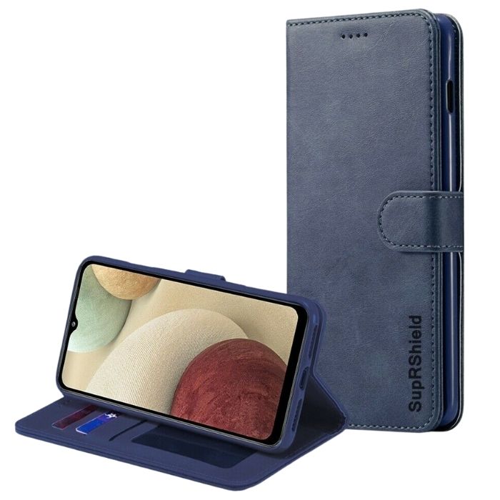 Wallet case for Galaxy A22 5G - Navy