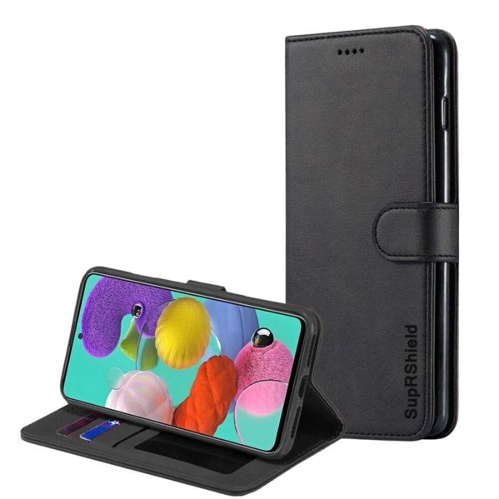 Wallet case for Galaxy A90-Black