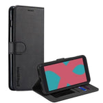 Wallet case for Optus X Sight-Black