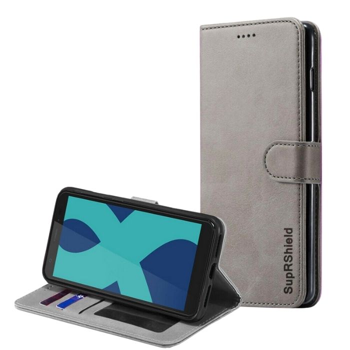 Wallet case for Optus X Power 2-Grey